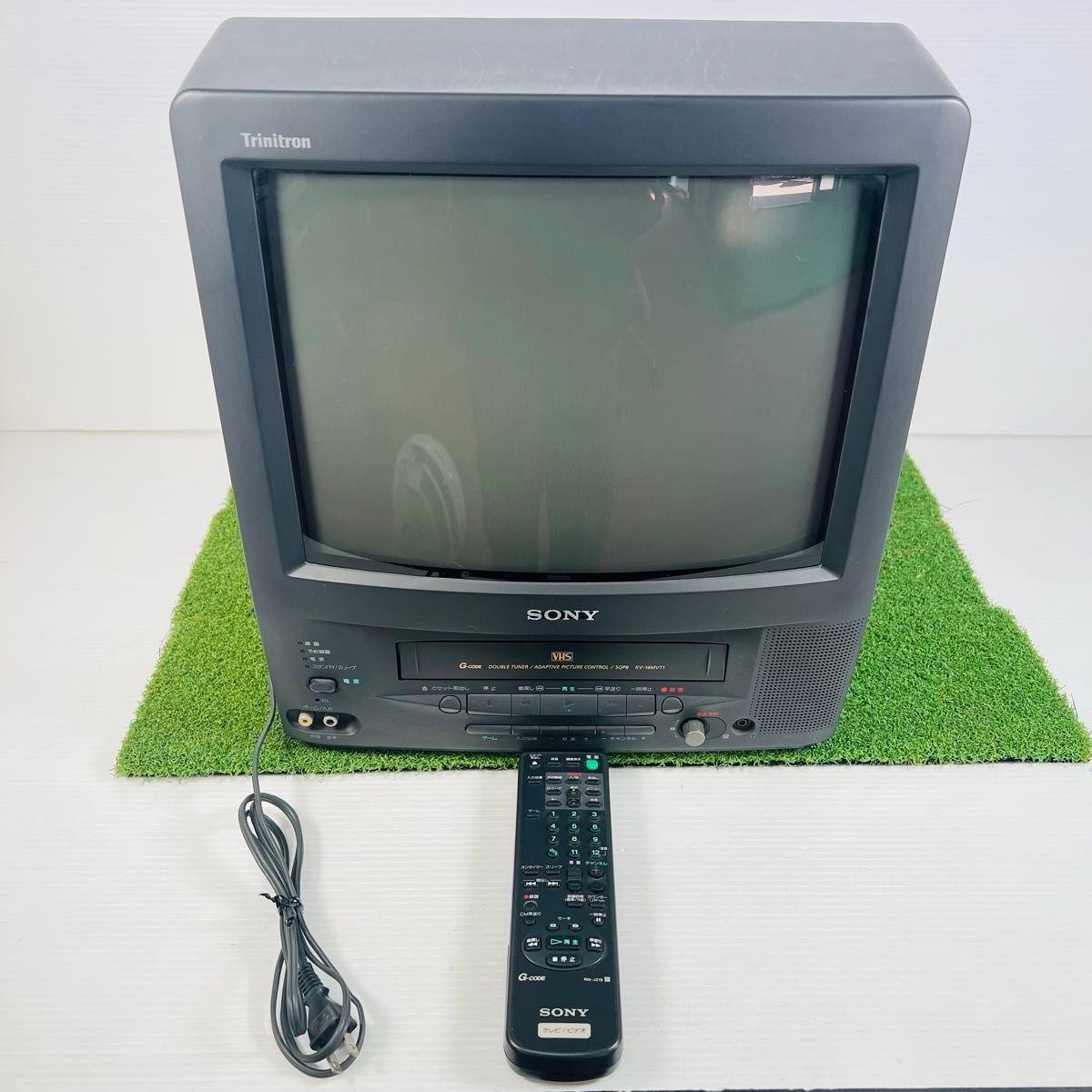 中古 トリニトロンカラービデオテレビ SONY KV-14MVT1 ブラウン管