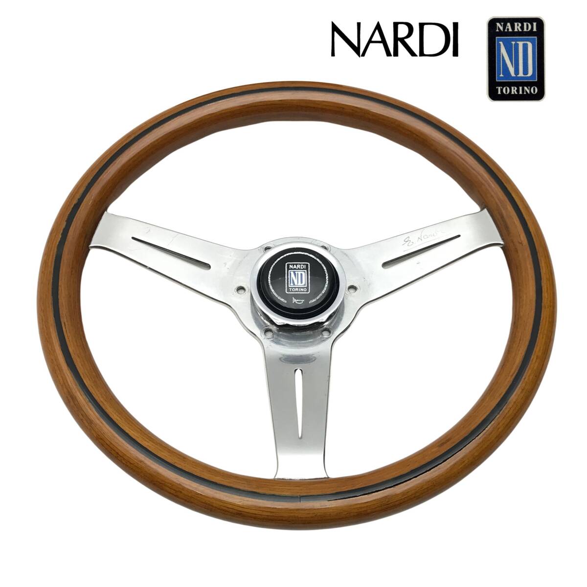NARDIウッドステアリング クラッシック ウッドステアリング CD 83