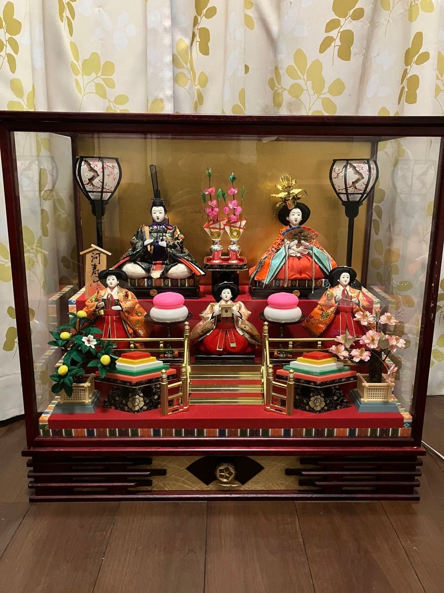 雛人形 ひな人形 日本人形 ガラスケース 3段｜Yahoo!フリマ（旧PayPay