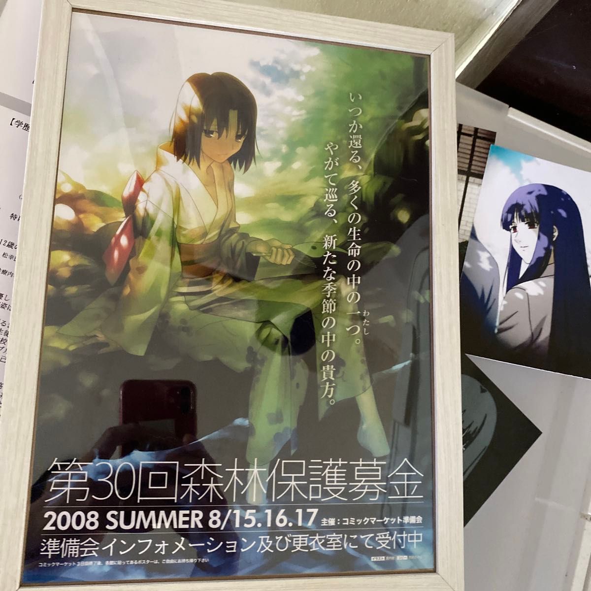 空の境界 コンプティーク 浅上藤乃 両儀式 森林保護 ポスター プリマ