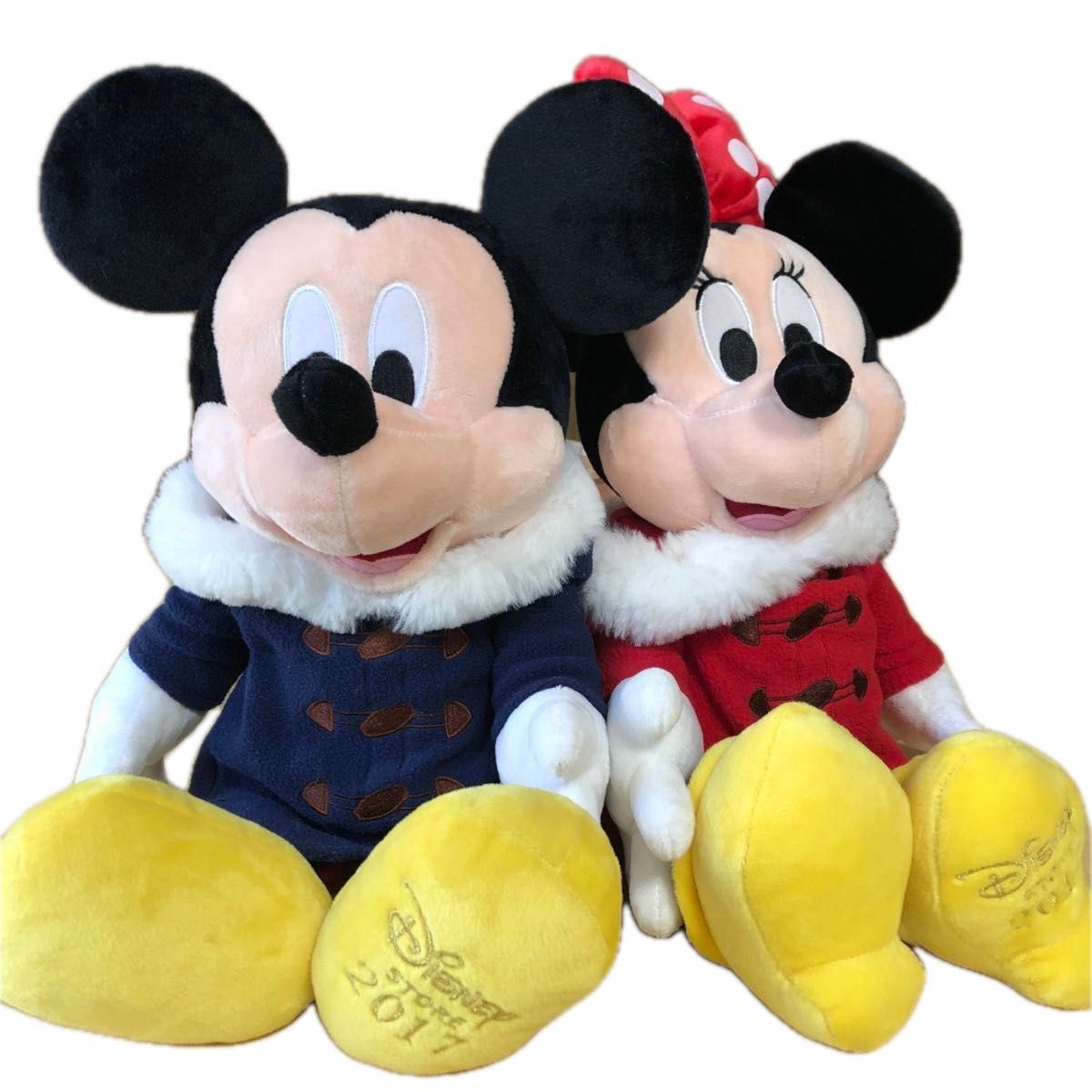 ミッキーミニーセット 2017ディズニーストア冬限定ぬいぐるみ