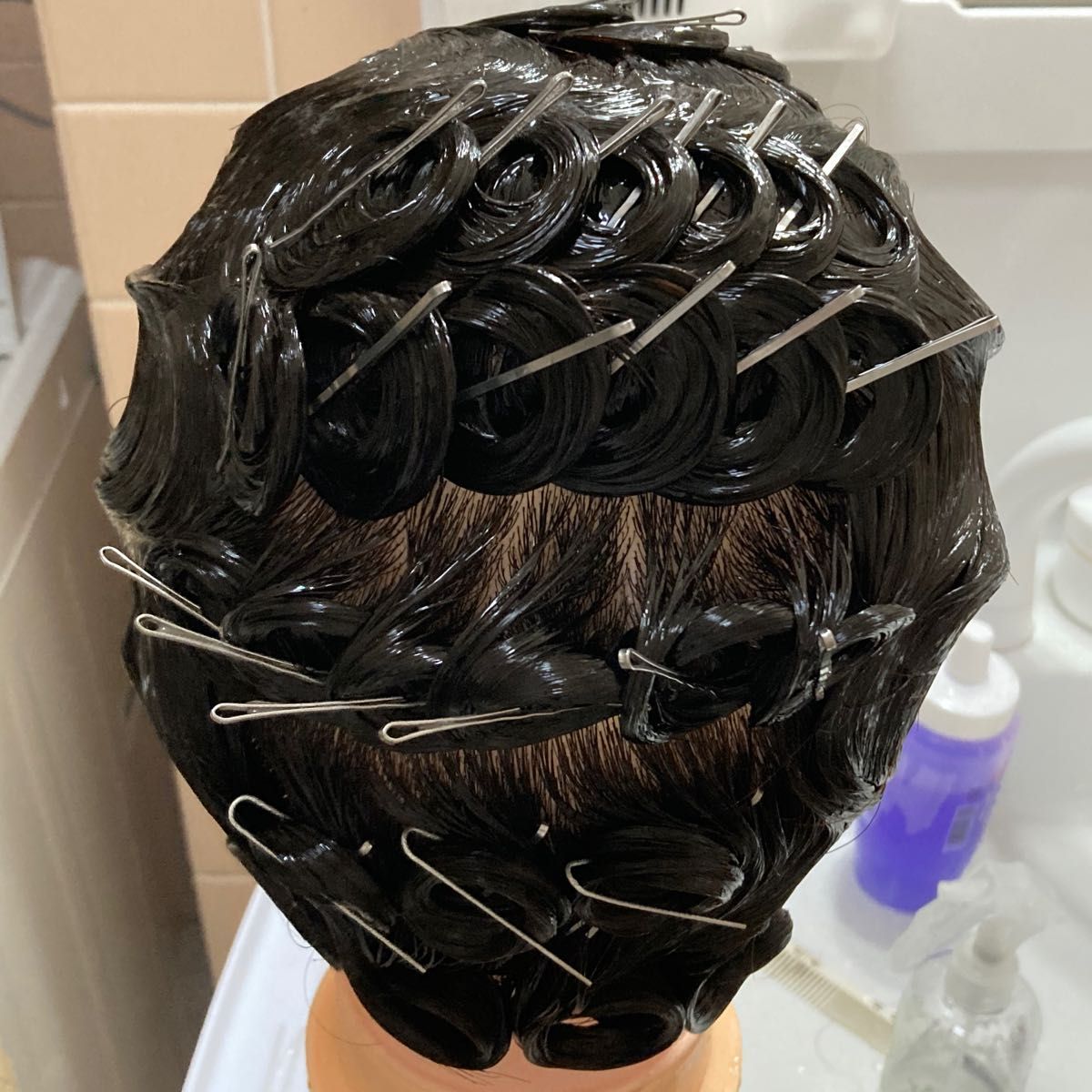 美容師 ウィッグ オールウェーブ 国家試験 美容師免許 仕込み済み 合格