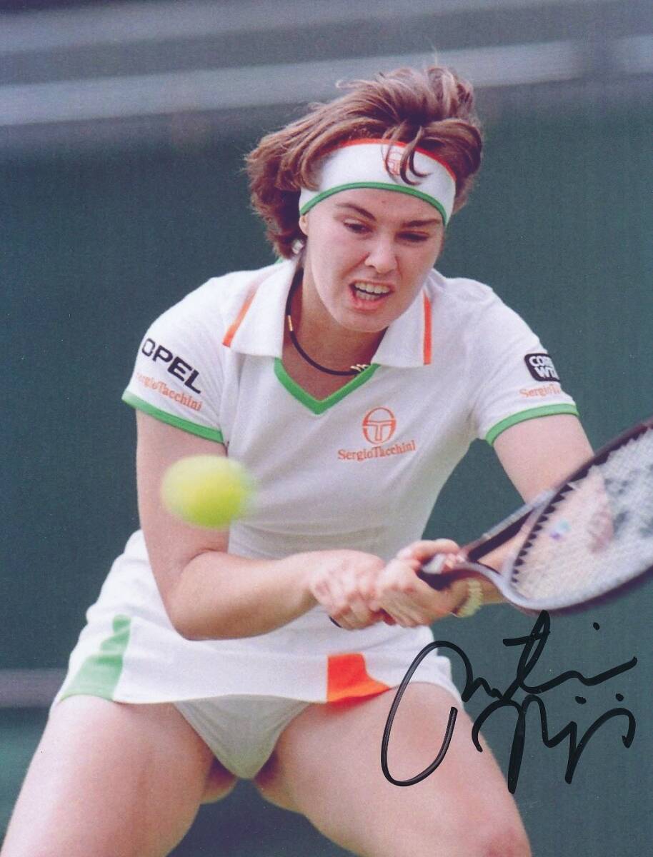 マルティナ・ヒンギス サイン入りカードマルチナ・ヒンギス Martina