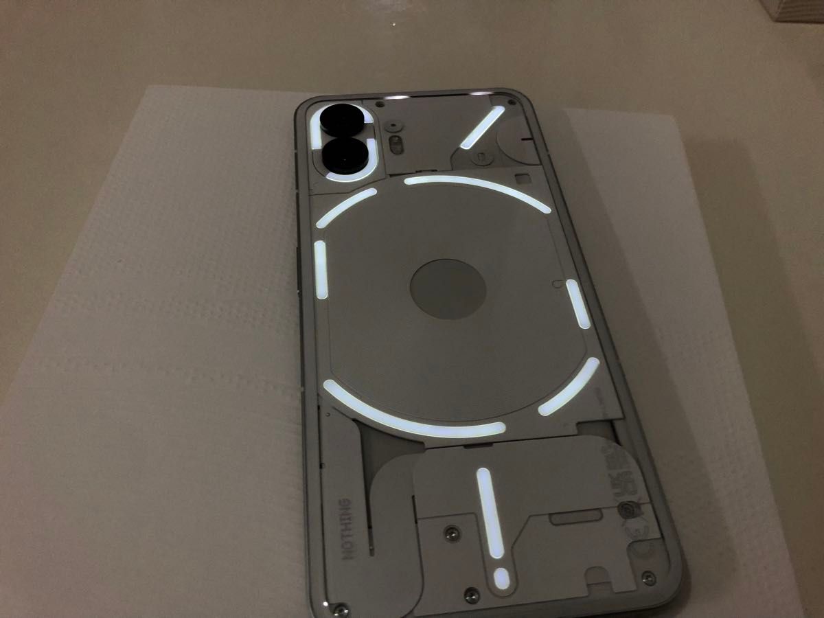 お値下げ済 極美品 ほぼ新品 Nothing Nothing Phone (2) 白 12GB/512GB