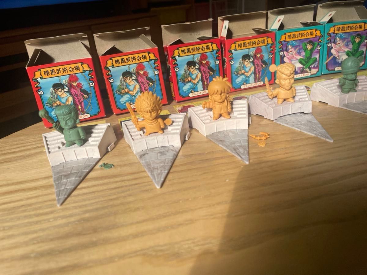 森永チョコスナック 幽遊白書 暗黒武術会場 消しゴムフュギュア｜Yahoo