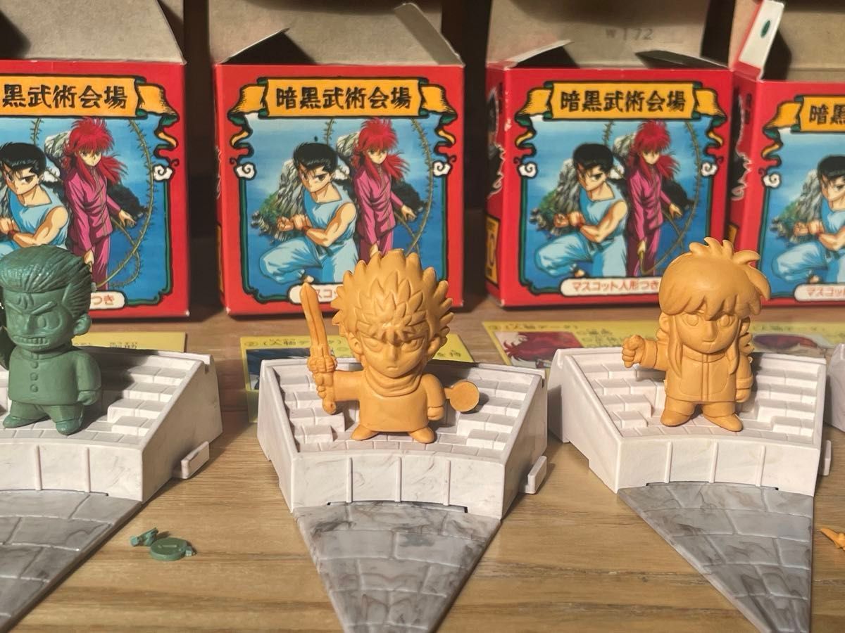 森永チョコスナック 幽遊白書 暗黒武術会場 消しゴムフュギュア｜Yahoo