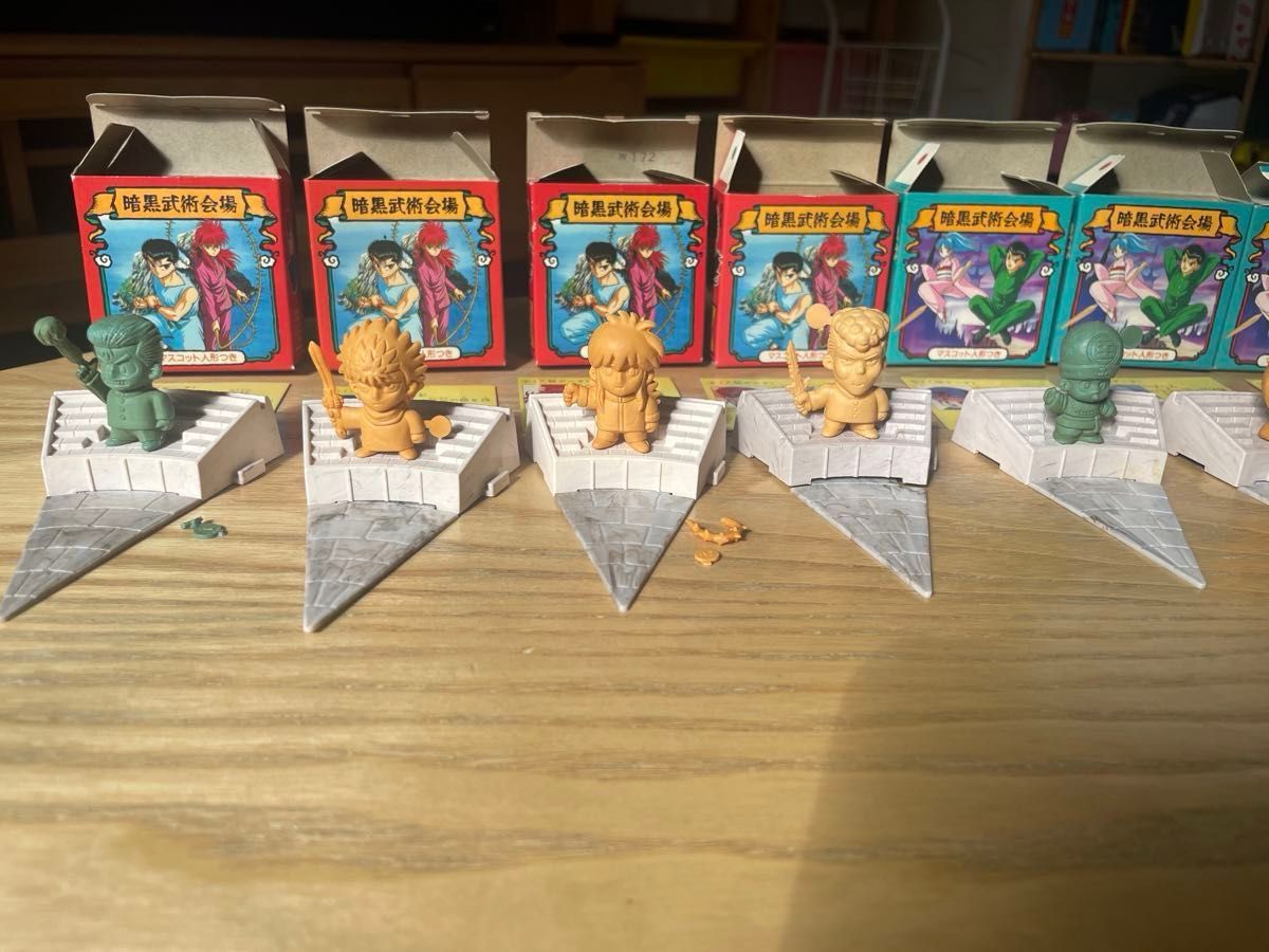 森永チョコスナック 幽遊白書 暗黒武術会場 消しゴムフュギュア｜Yahoo