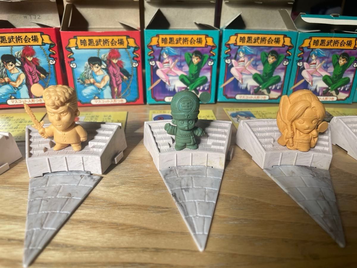 森永チョコスナック 幽遊白書 暗黒武術会場 消しゴムフュギュア｜Yahoo