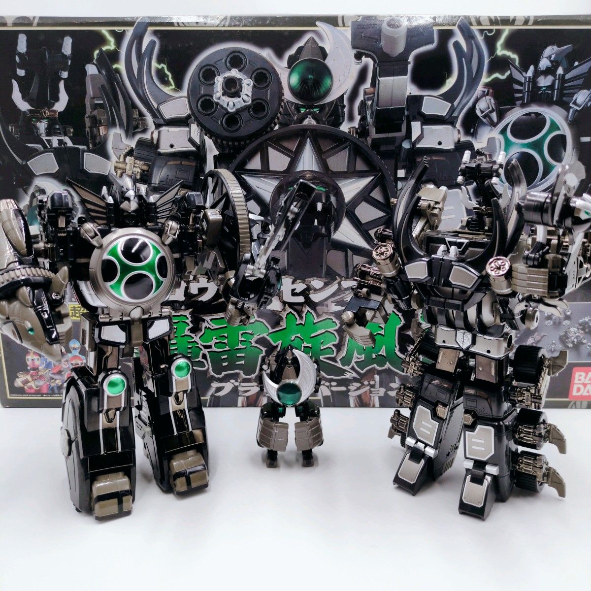 超希少 忍風戦隊ハリケンジャー ブラックバージョン 轟雷神旋風神 6体