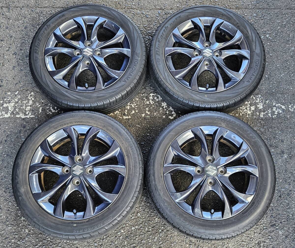 Yahoo!オークション - 中古 スズキ ソリオ 純正アルミホイール 4本 15