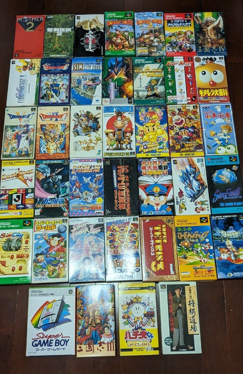スーパーファミコン SFC 箱付きソフト 39本 まとめ セット｜Yahoo
