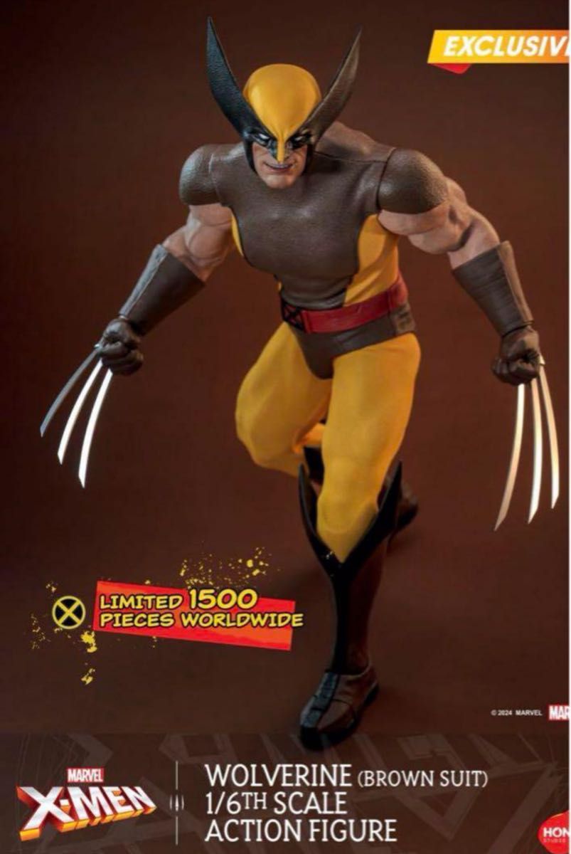 ホットトイズ ウルヴァリン ブラウンスーツ 1/6スケールフィギュア