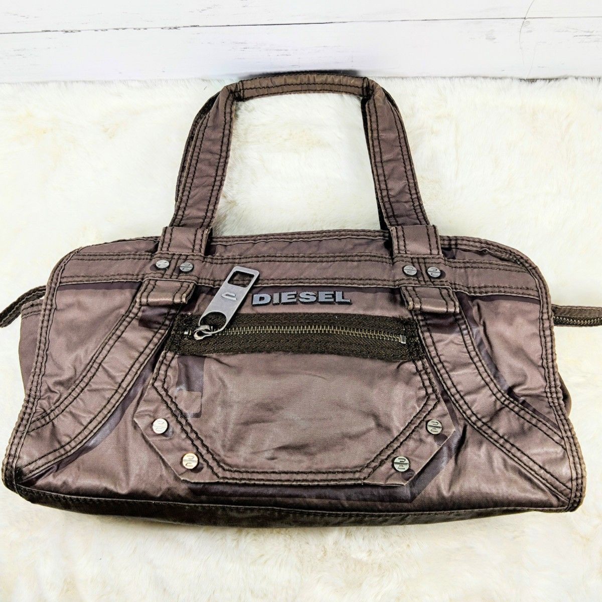 DIESEL archive metal logo ショルダーバッグ Y2K｜Yahoo!フリマ（旧