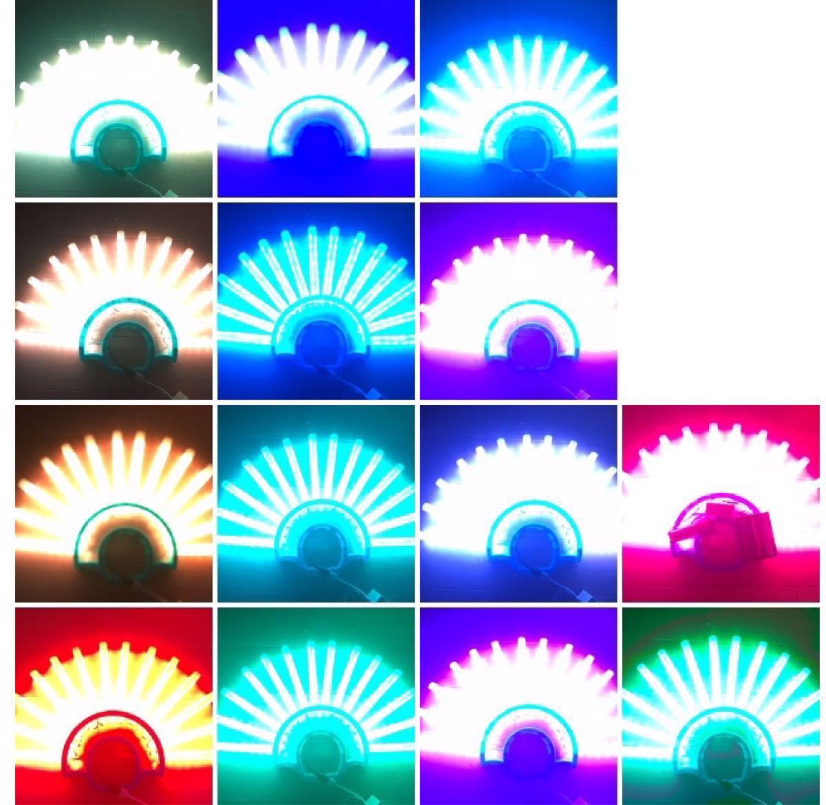 改造ペンライト 虹孔雀 フルカラー孔雀 14連 改チア｜Yahoo!フリマ（旧