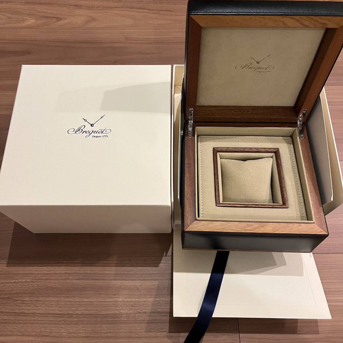 美品 Breguet ブレゲ 時計ケース 純正 箱 ボックス 内箱 外箱 収納
