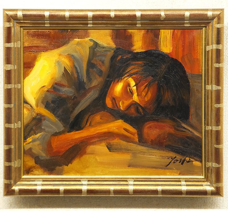 人物画#11 女性の肖像 油彩画 8号 F8 油絵 人物画#11 女性の肖像 油彩