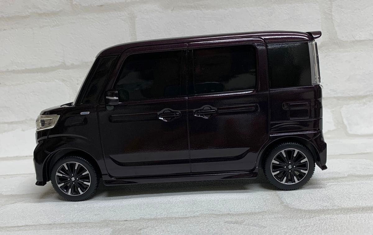 スズキ スペーシアカスタムMK53S カラーサンプル 1/18 バイオレット