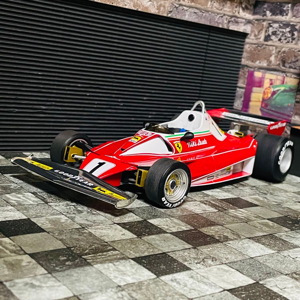 カスタム品 1/18 Mattel Elite フェラーリ 312T2 1976｜Yahoo!フリマ