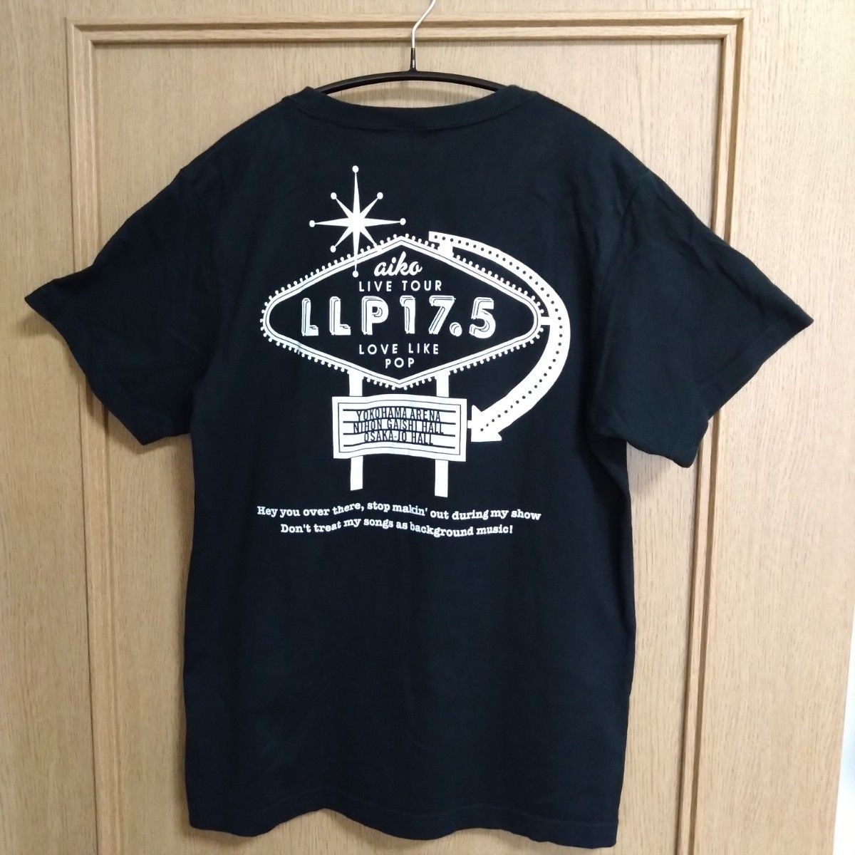 可愛さ抜群 】aiko アイコ Tシャツ ポテト/黒 ナミ LLP17 5 即完ツアー