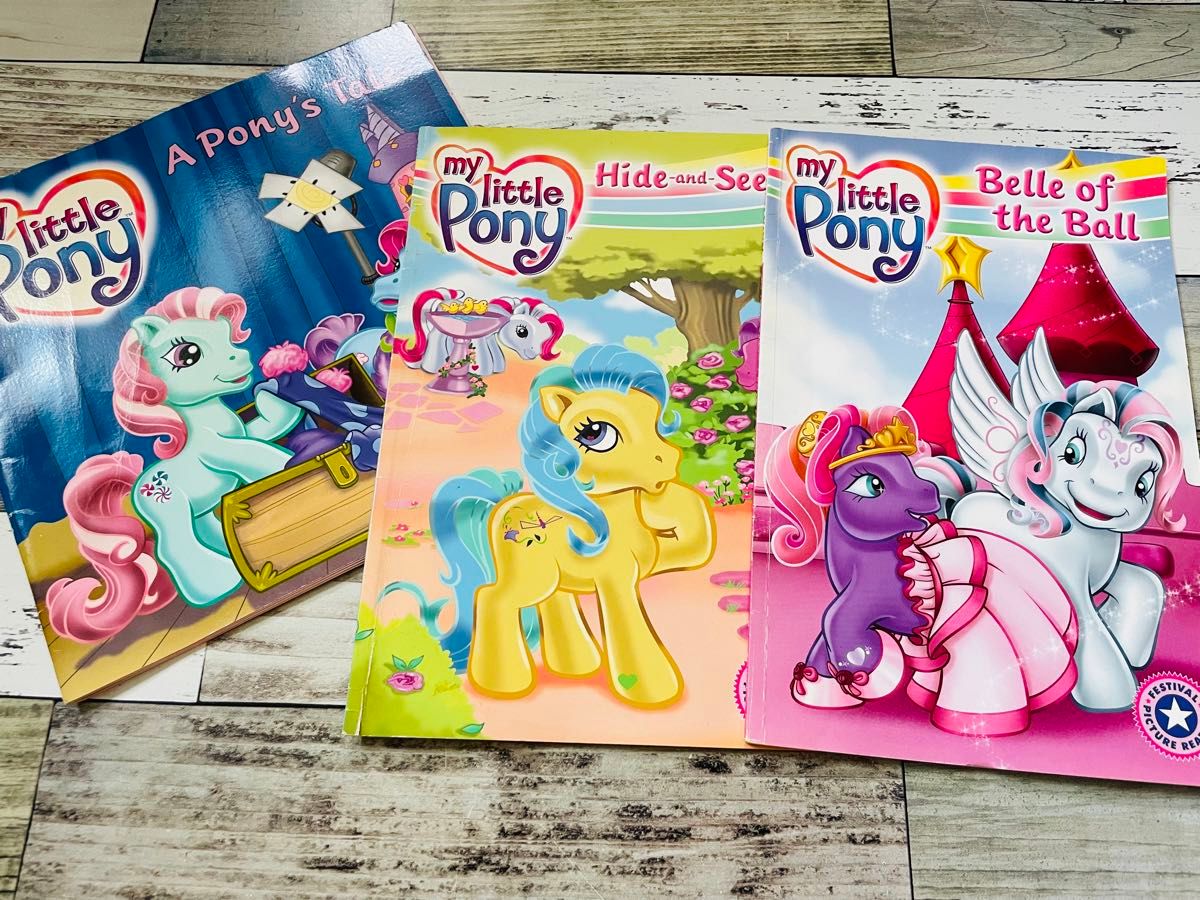 マイリトルポニー My Little Pony 洋書 英語 絵本 3冊セット｜Yahoo
