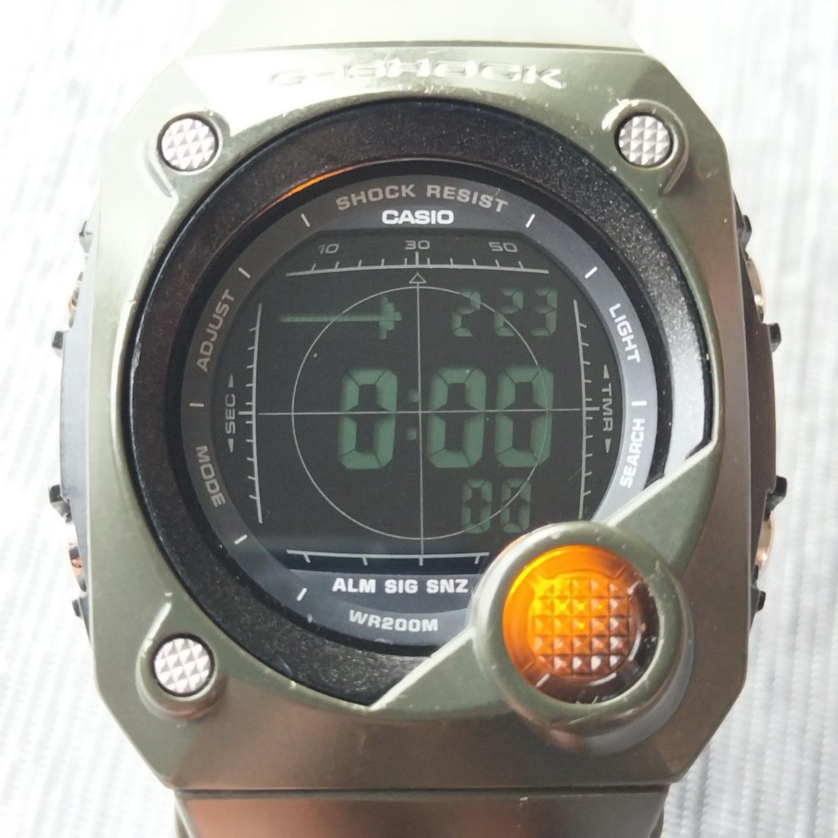 激レア 通称スナイパー Gショック G-8000 LEDインジケーターライト搭載