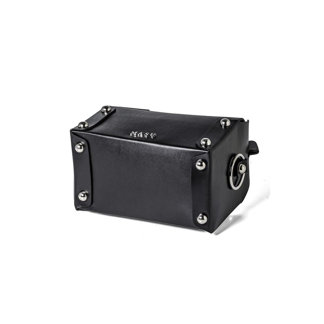 MASU 24AW LEATHER CAKE BAG 黒 ブラック ラージ 大 エムエーエスユー