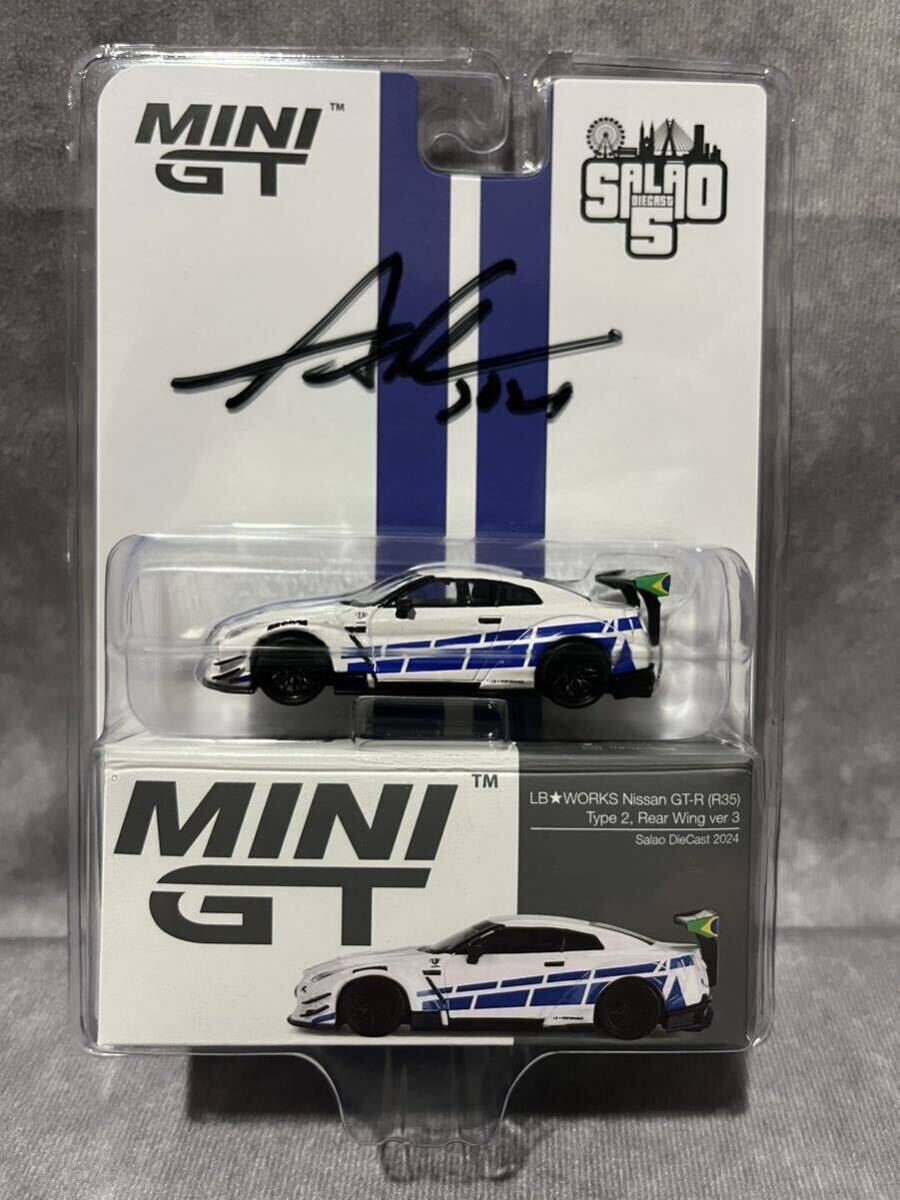Yahoo!オークション - MINI GT ブラジル コンベンション GTR R35 LB WO