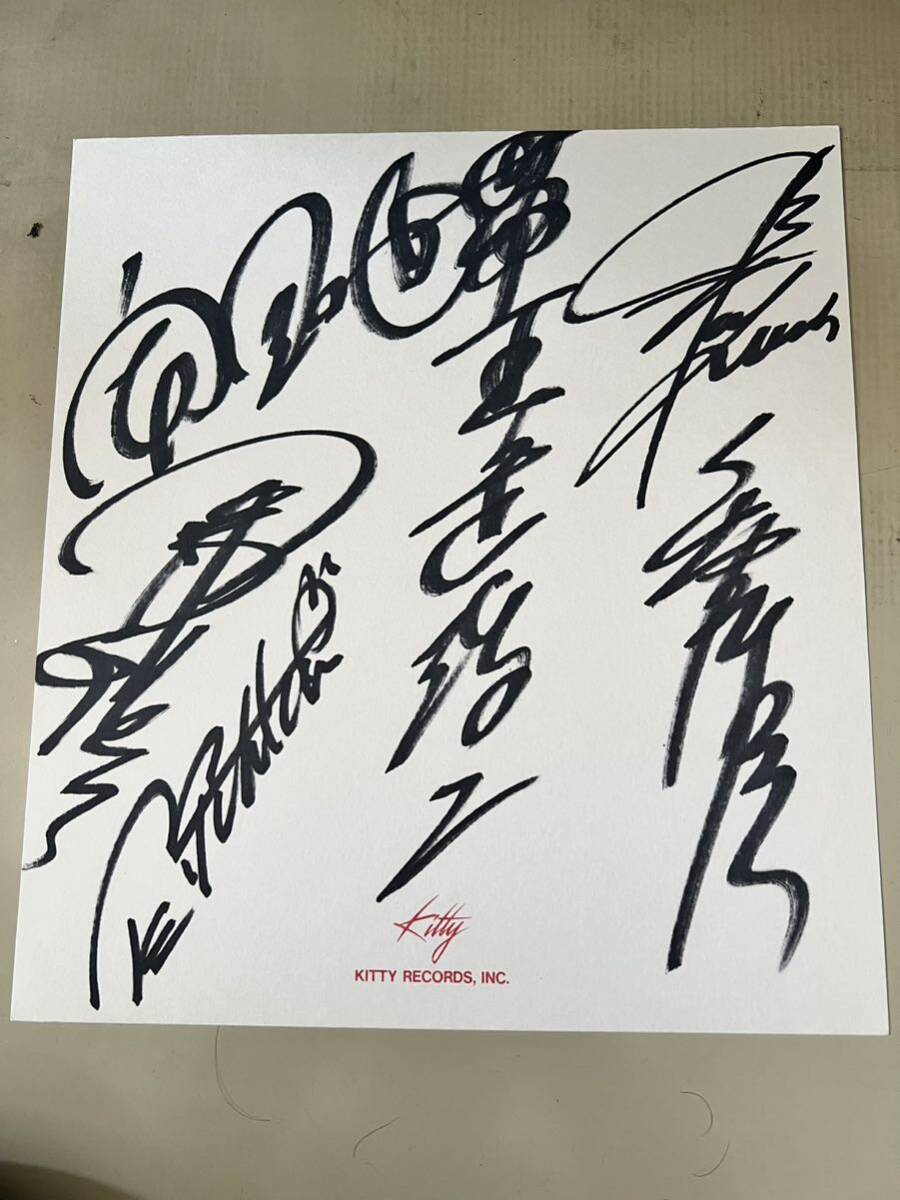 ② 安全地帯 玉置浩二 直筆サイン色紙