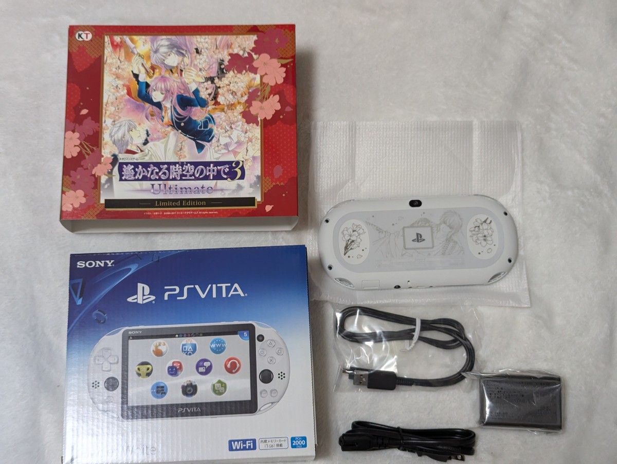 未使用】PS Vita 本体『遙かなる時空の中で3 Ultimate』の発売記念