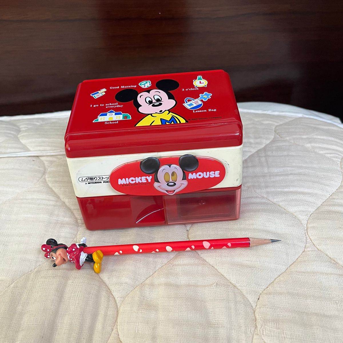 鉛筆削り 鉛筆 ミッキー ミニー 電動鉛筆削り ハローキティ 昭和レトロ