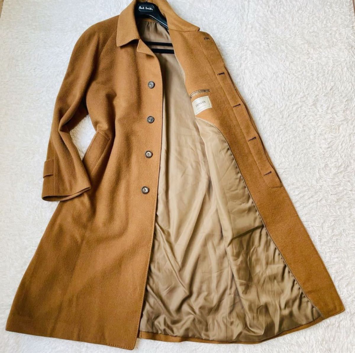 極上カシミヤ100% JOHNIAN ロングステンカラーコート 伊勢丹購入