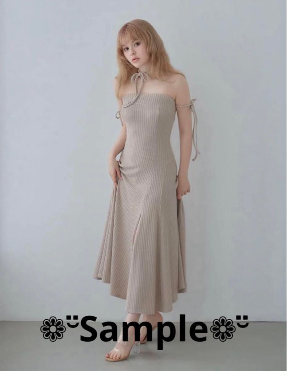 ワンピース andmary Leah muffler mini dress andmary Leah muffler