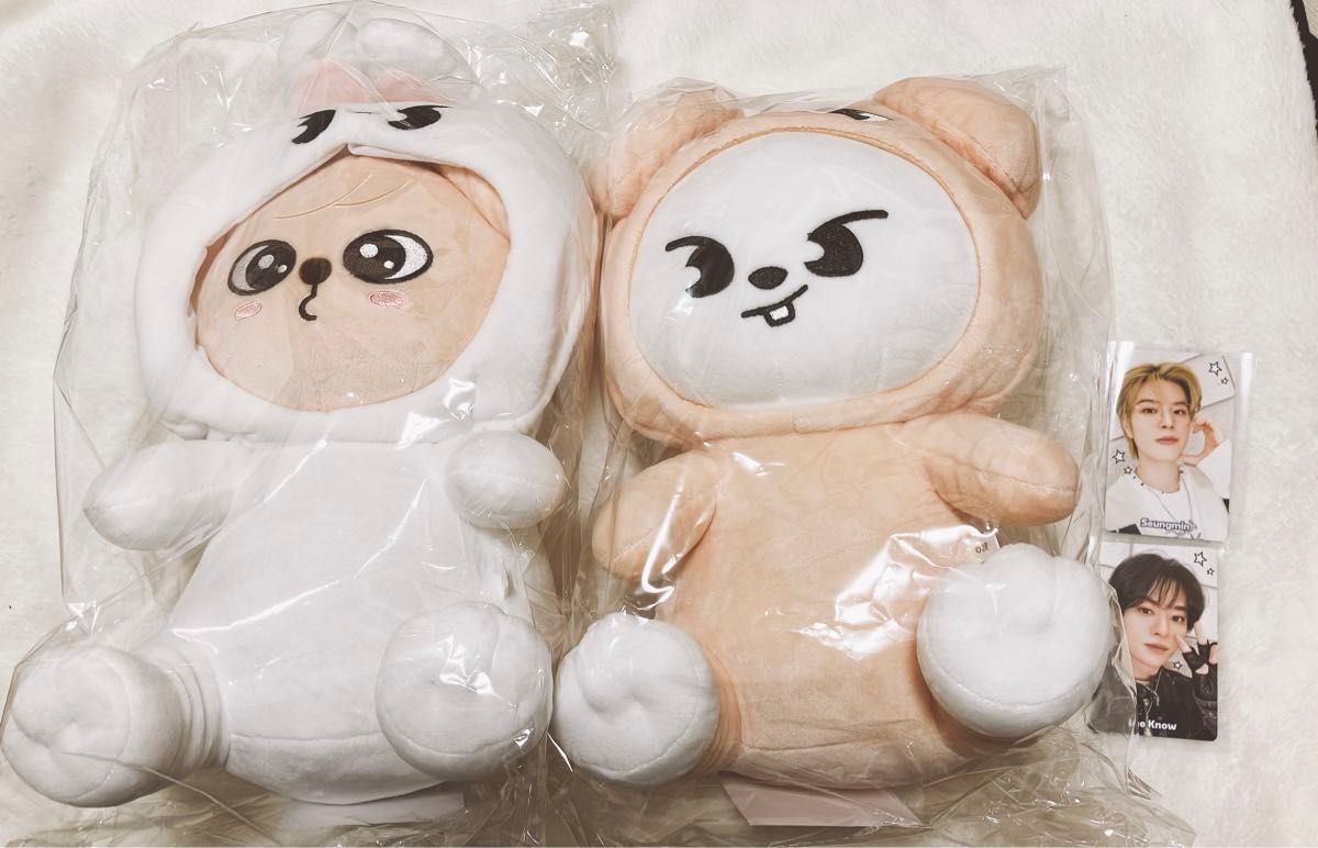 stray kids リノ スンミン 抱きぬいぐるみ トレカ付 スキズ skzoo