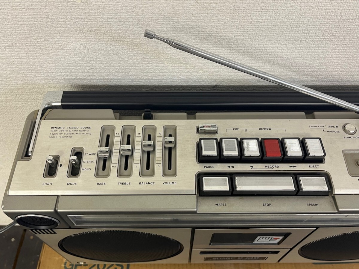 Yahoo!オークション - SHARP シャープ GF-202ST 1979年製 ラジカセ FM/