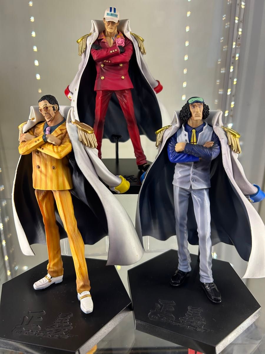 ワンピースone piece DX海軍フィギュア 青雉 黄猿 赤犬 dxf クザン