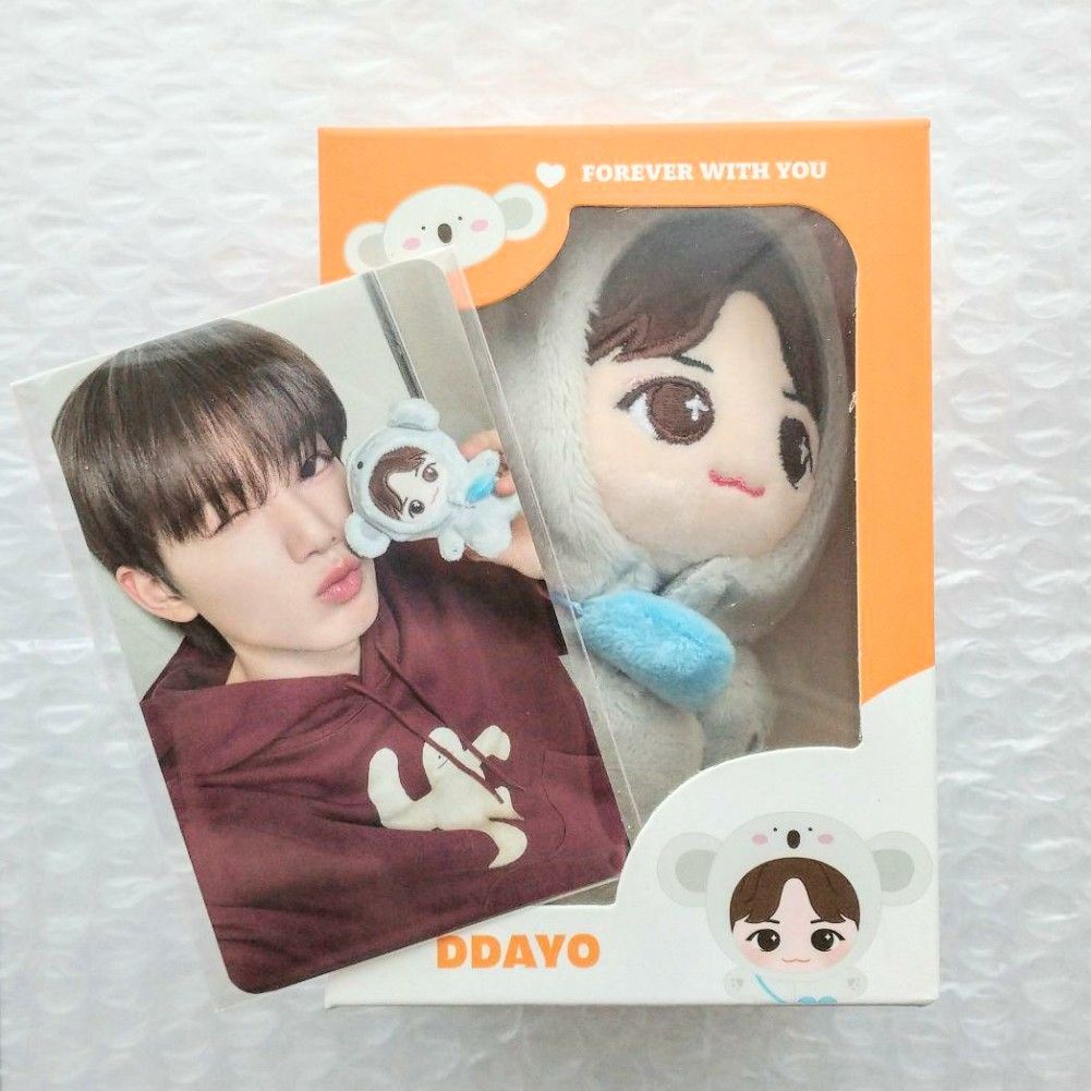 TREASURE トレジャー ぬいぐるみ ジュンギュ トレカ付き 公式 ダヨ