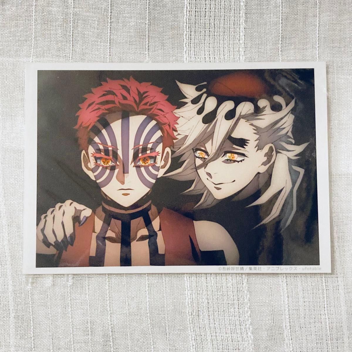 鬼滅の刃ufotableダイニングコースター童磨 鬼滅 ufotable dining