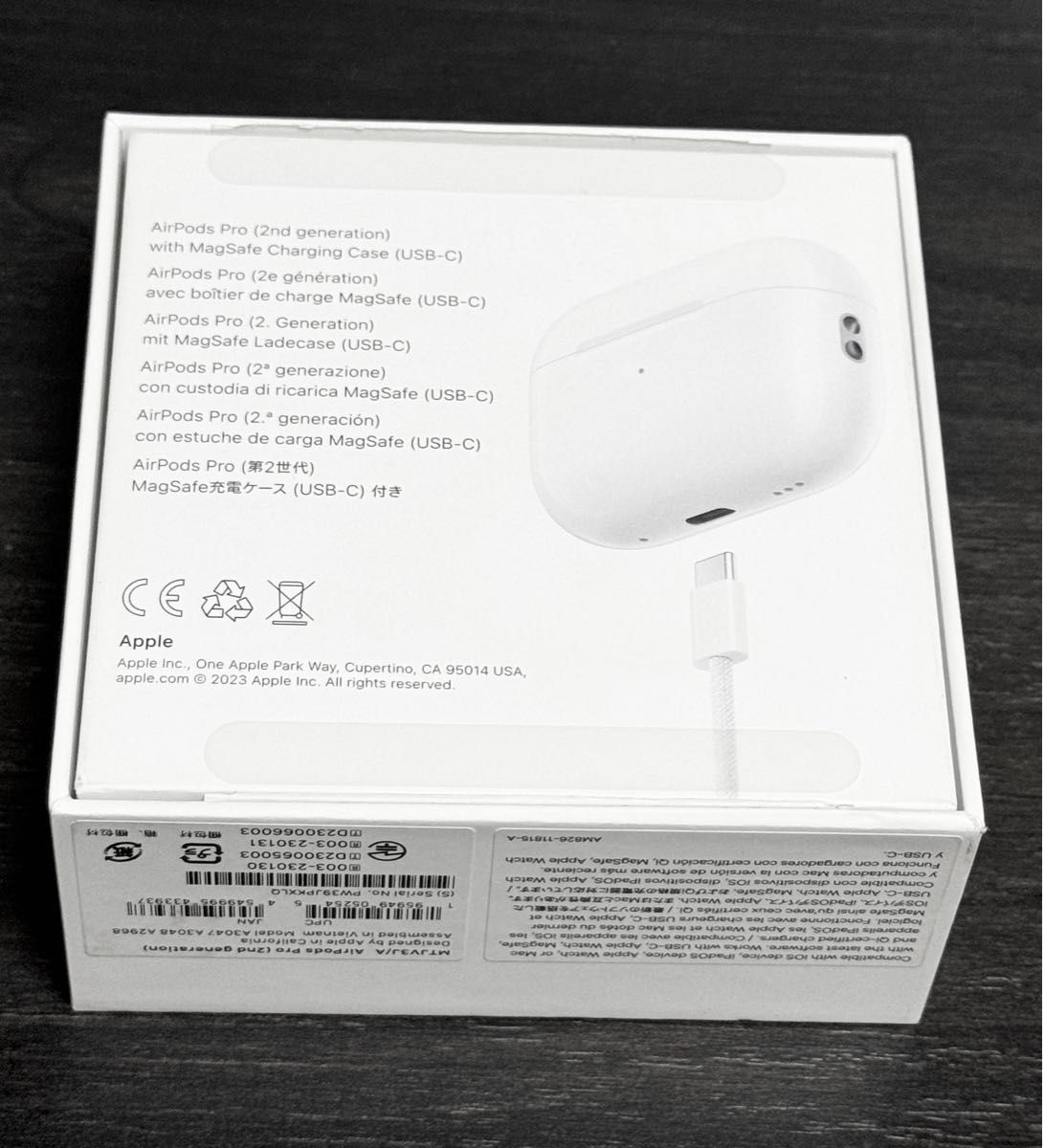 Apple保証付き AirPods Pro 第2世代 USB-C MTJV3J/A｜Yahoo!フリマ（旧