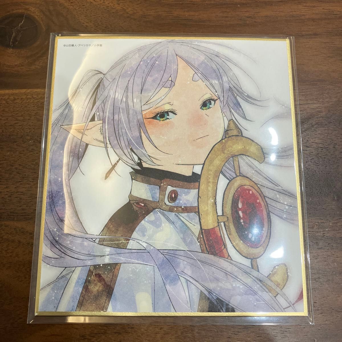 葬送のフリーレン Blu-ray DVD 特典 アベツカサ先生描き下ろしミニ色紙