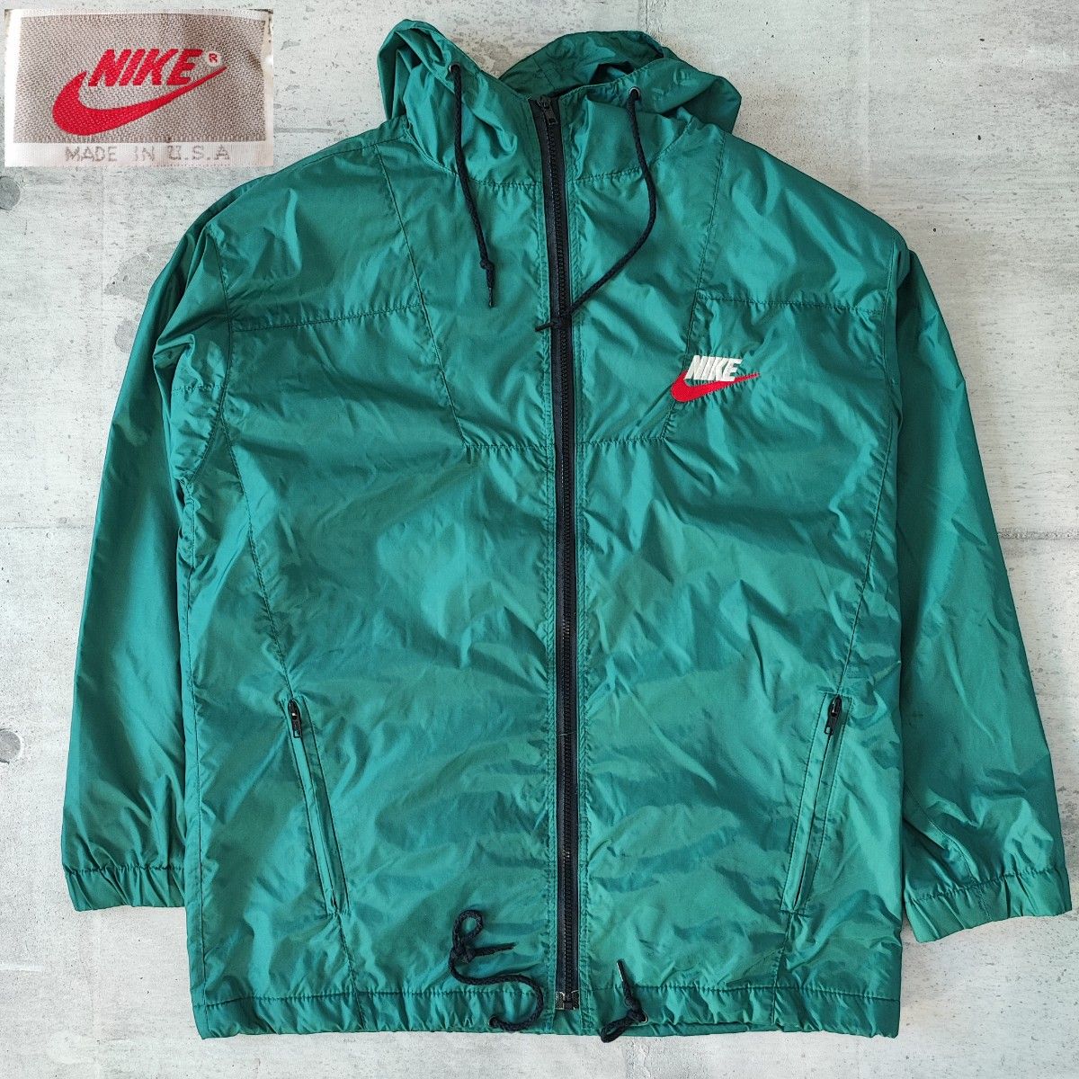 90s USA製 NIKE ナイロンパーカー ジャケット M ナイキ ヴィンテージ