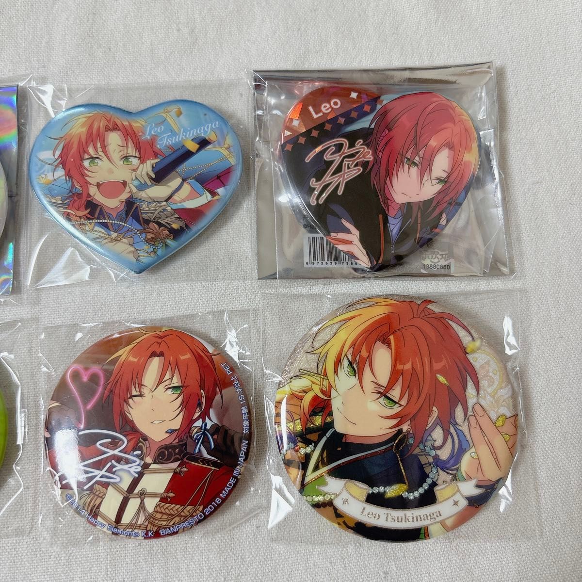 月永レオ 缶バッジ 42個 あんスタ 月永レオ フィーチャー缶バッジ 56点