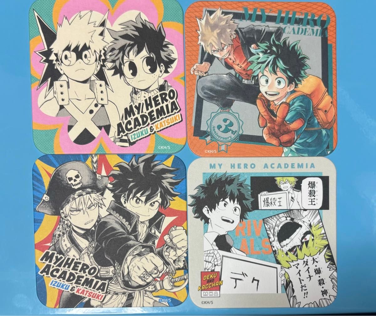爆豪勝己 緑谷出久 アートコースター RIVALS 僕のヒーローアカデミア