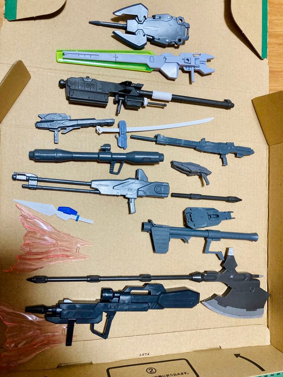 ガンプラ hg mg 大量 まとめ売り フィギュア エヴァなど 武器パーツ