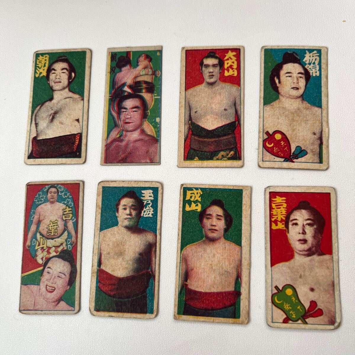 相撲 4枚セット 角メンコ めんこ 面子 相撲 角メンコ めんこ 面子 4枚