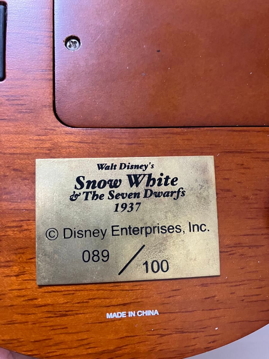 限定100体】 白雪姫 7人の小人 ディズニー 100周年 フィギュアランプ