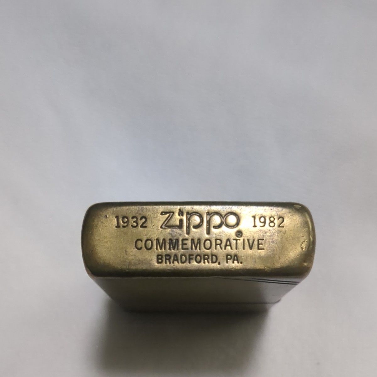 ZIPPO 1932 1982 コメモラティブ COMMEMORATIVE BRASS｜Yahoo!フリマ