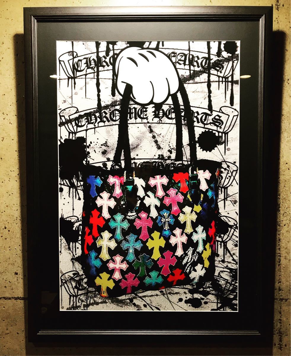 Grysonアート Grysonアート パロディアート ミッキー クロムハーツ 2.5