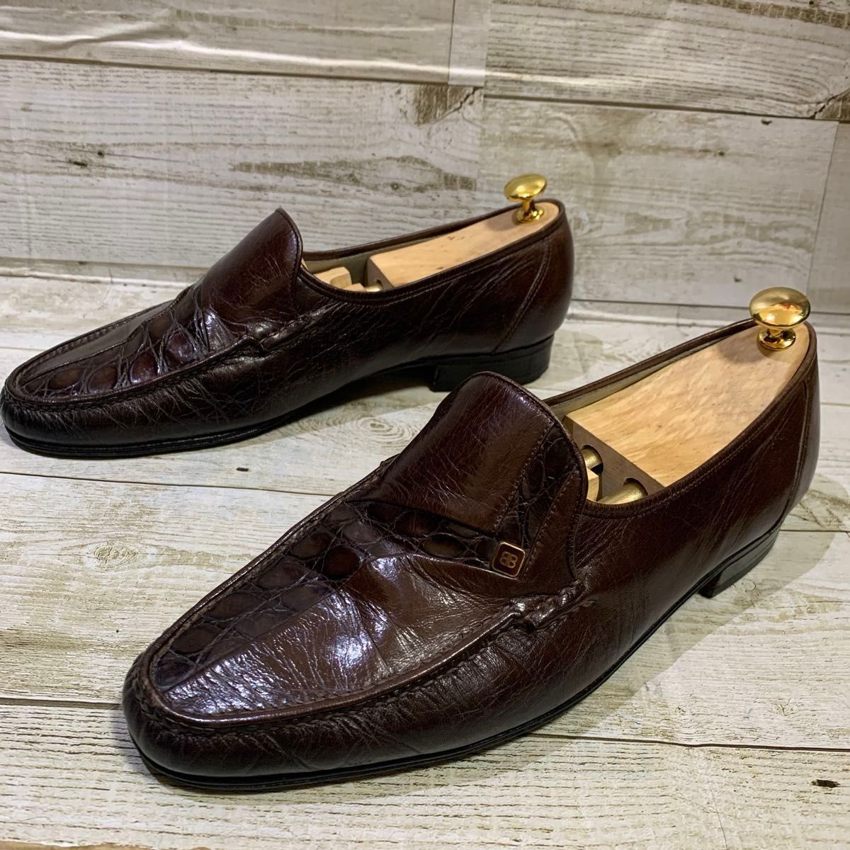 BALENCIAGA バレンシアガ サイズ8 5（26 5cm相当）クロコダイル