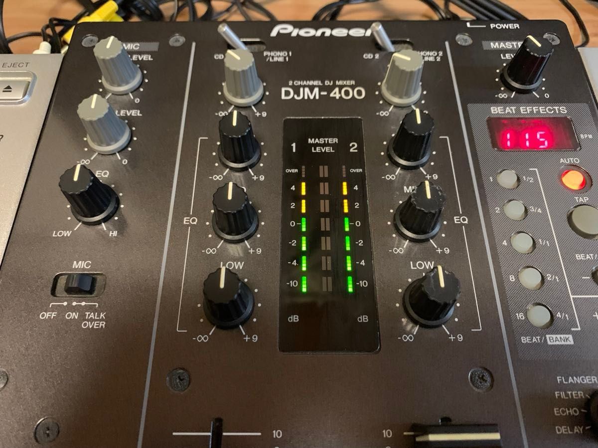 動作未確認 現状品 Pioneer DJM-400 DJミキサー パイオニア ☆送料無料