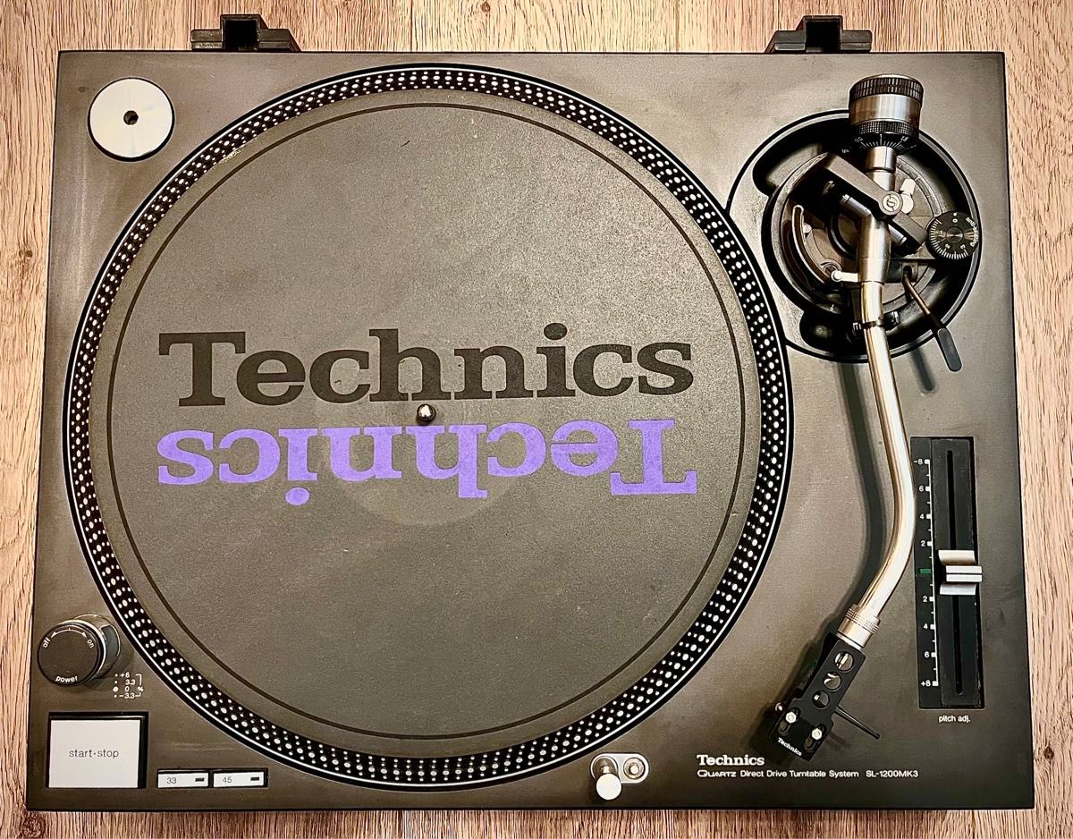 Technics SL-1200MK3 ターンテーブル SHURE M44G カートリッジ付き